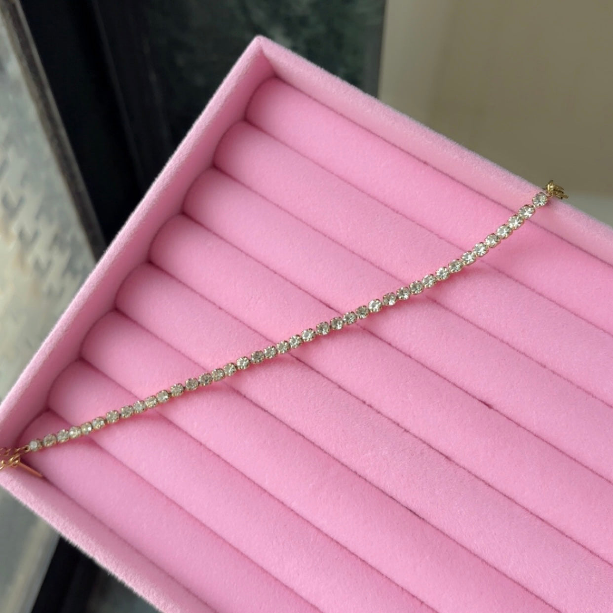 Slim Tennis Bracelet