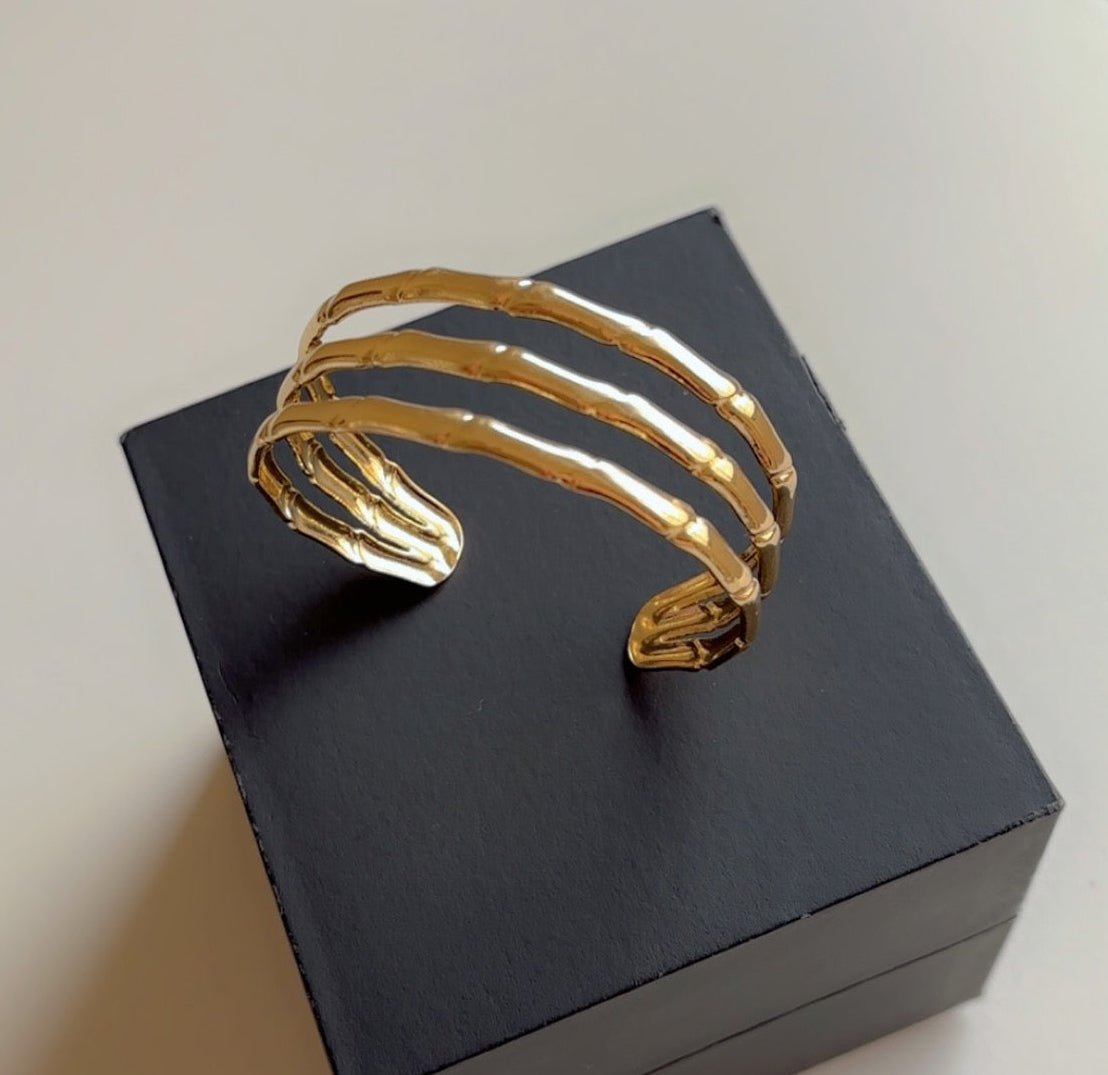 Layered Adjustable Bangle Bracelet