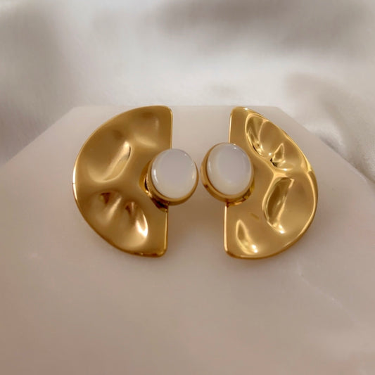 Semi-Circle Statement Earrings