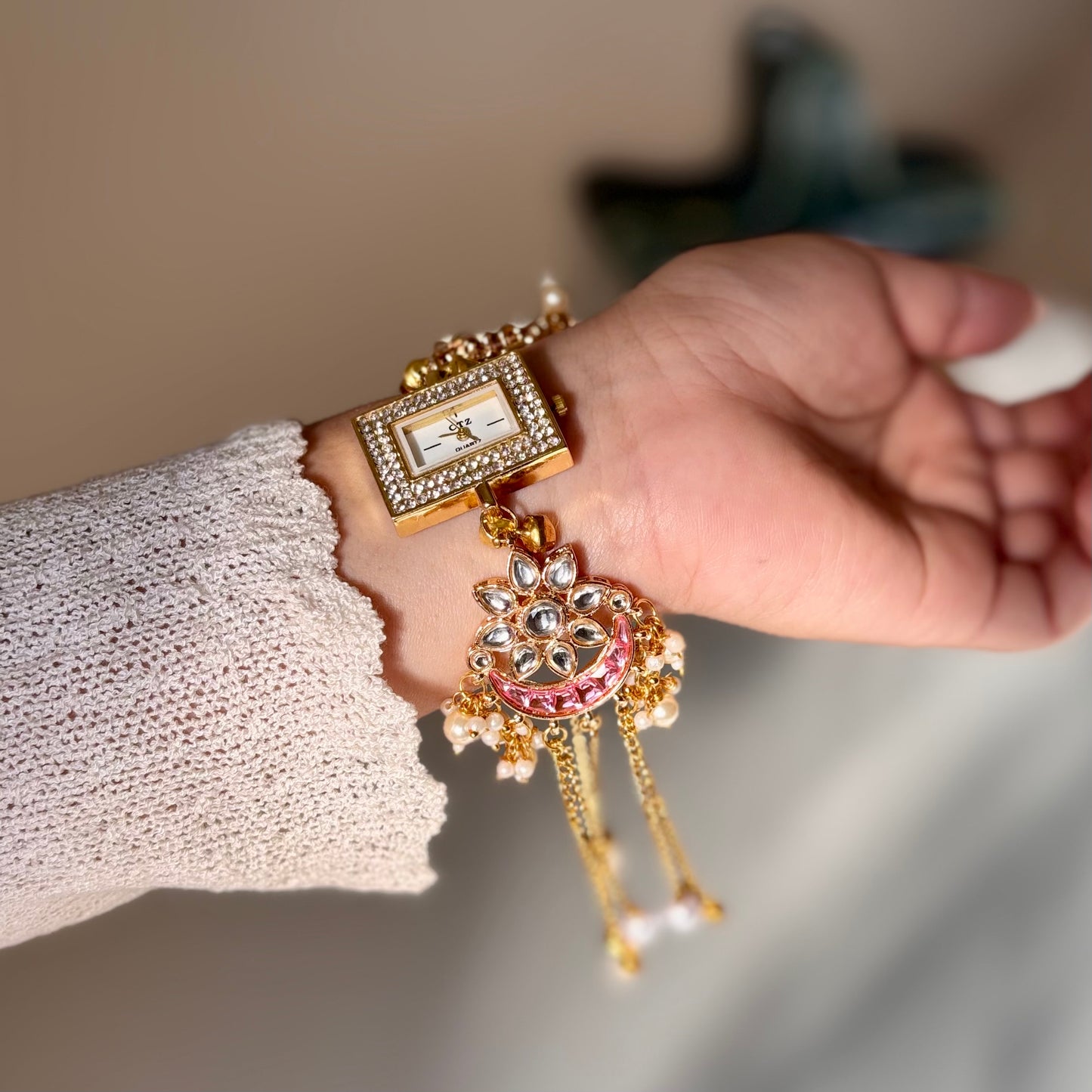 Jhumka-Inspired Adjustable Watch