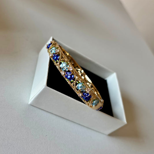 Teal Whisper Bangle