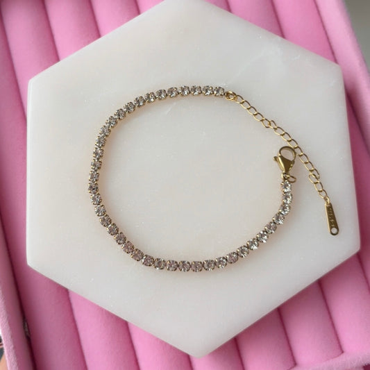 Slim Tennis Bracelet