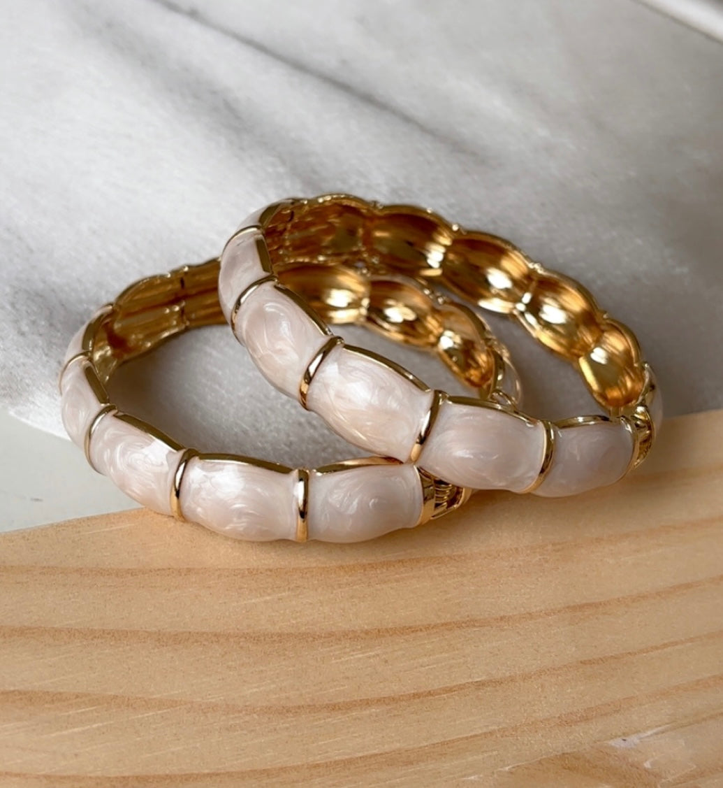 Butterscotch Bloom (1 bangle - standard size)