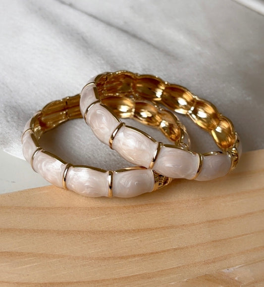 Butterscotch Bloom (1 bangle - standard size)