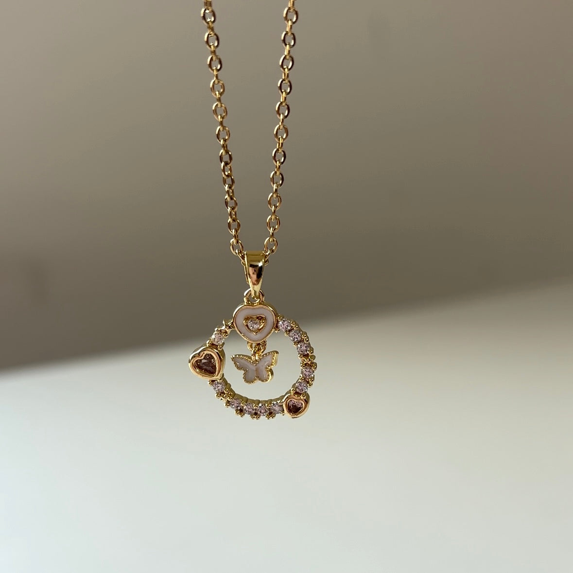 Flying Butterfly Serene Necklace