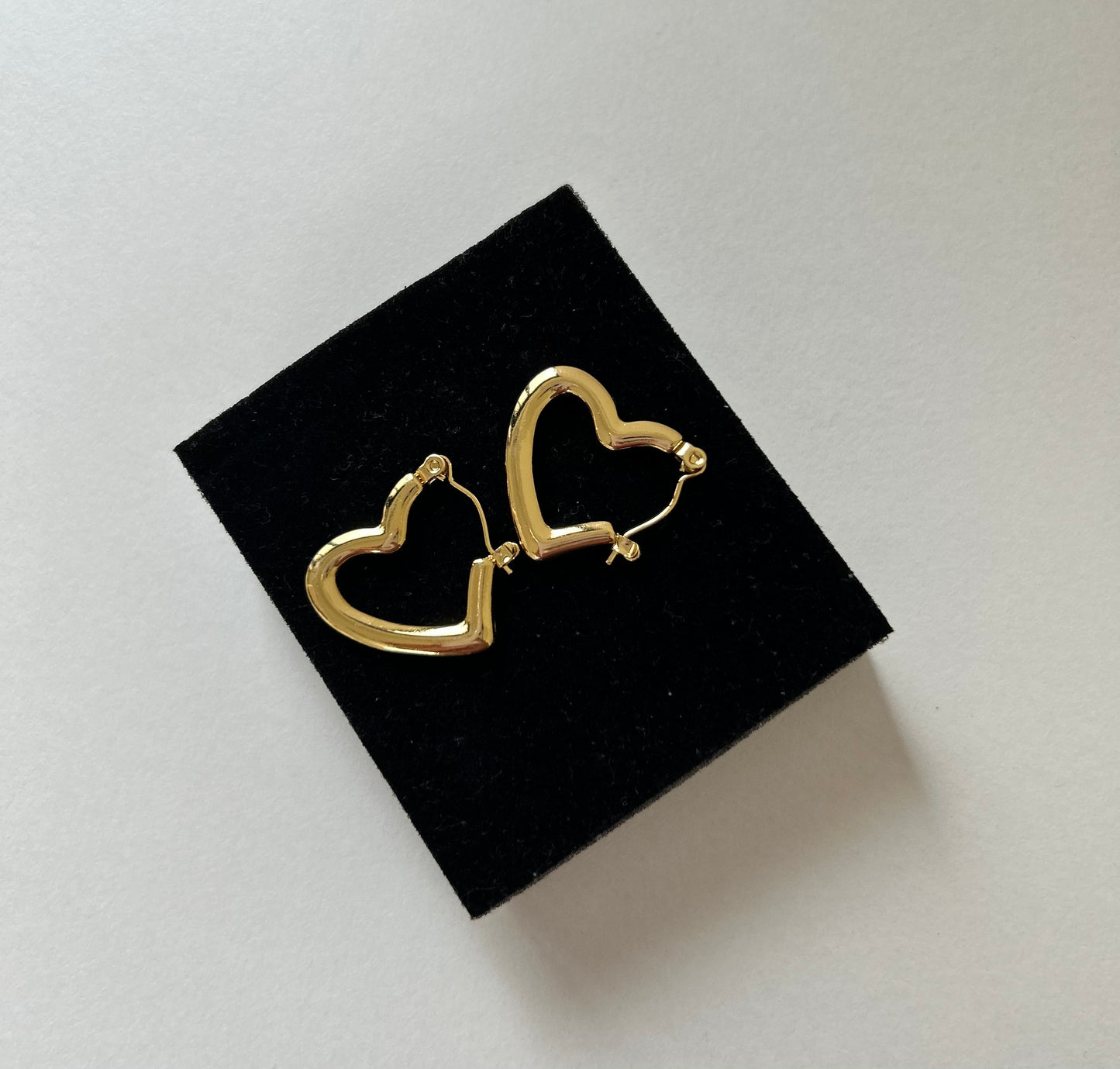 Heart Hoop Earrings