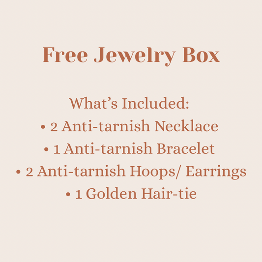 Anti-tarnish Jewelry Gift Box - Free Organiser (6 items)