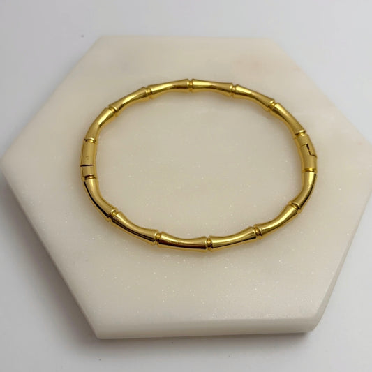 Bamboo Design Bangle-Bracelet
