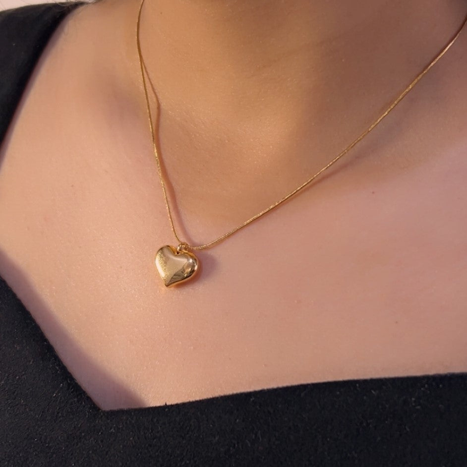 Golden Heart Necklace