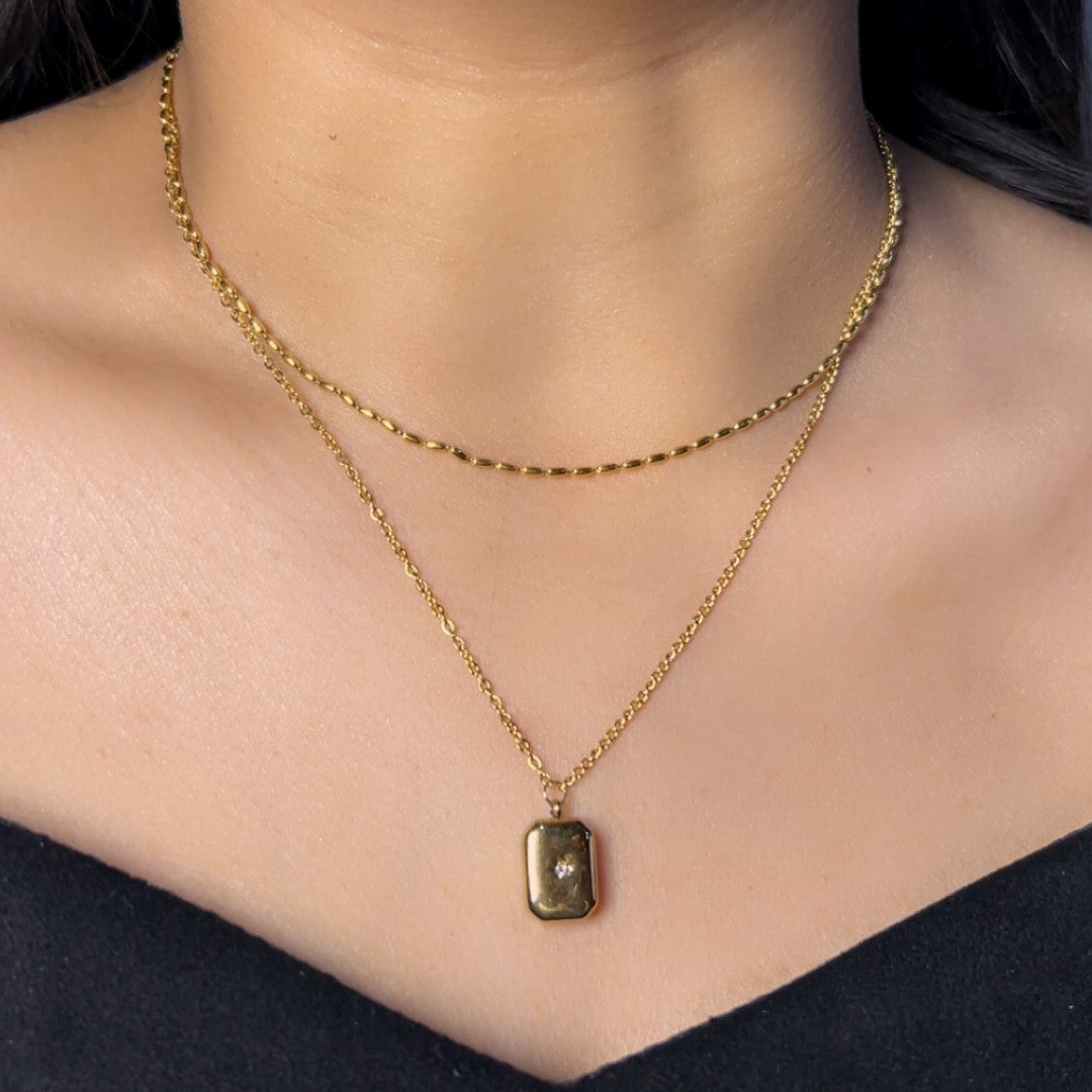 Tiny Spark (Double Layered Necklace)