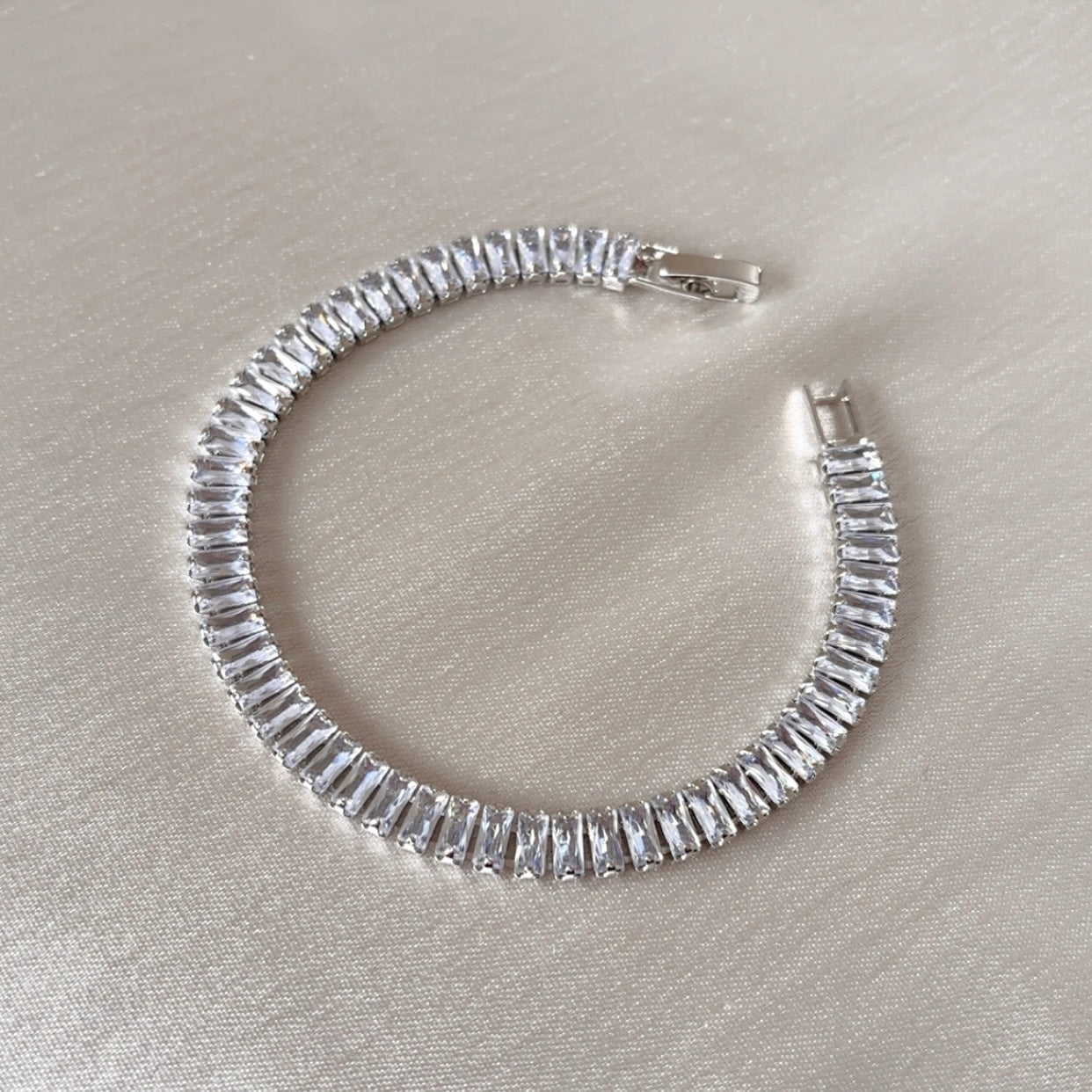 Tennis Silver Bracelet