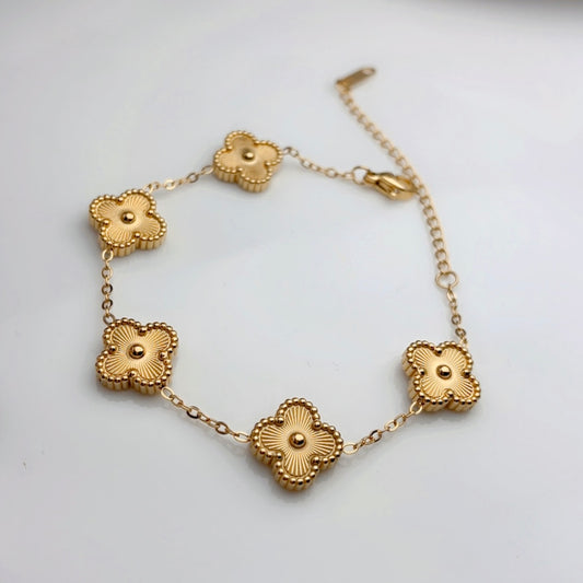 Golden Clover Bracelet