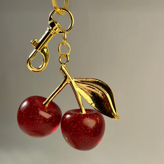 Cherry Bag Charm