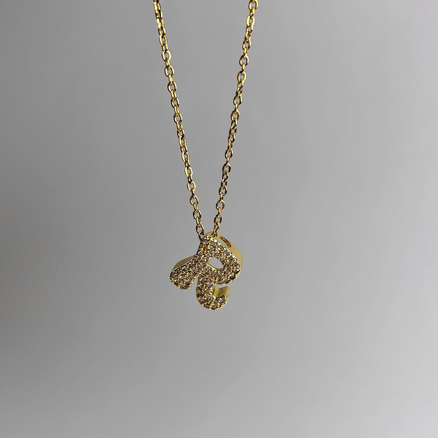 Initial Spark Necklace