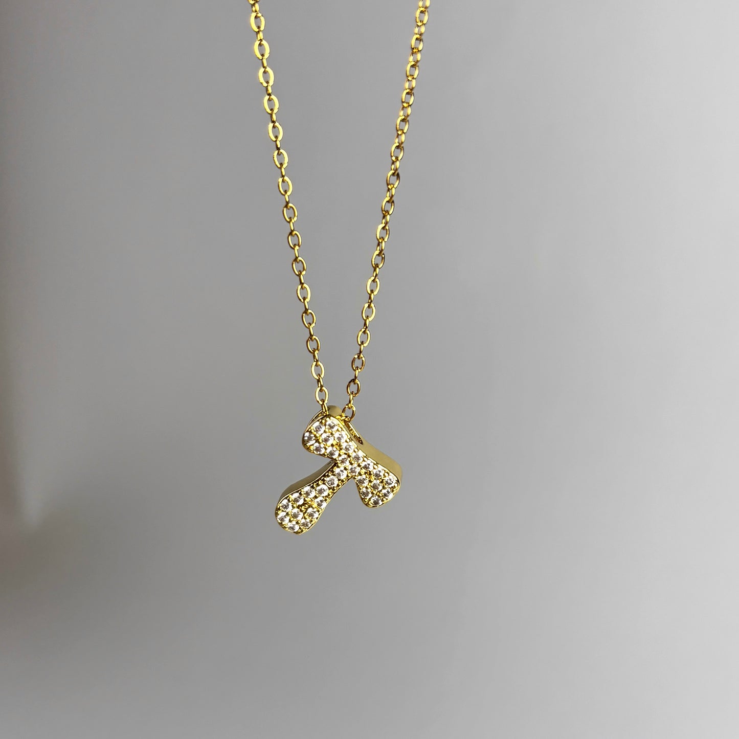 Initial Spark Necklace