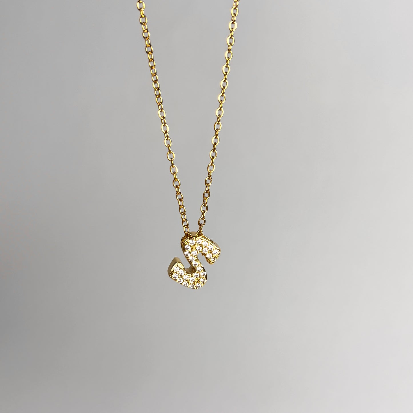 Initial Spark Necklace