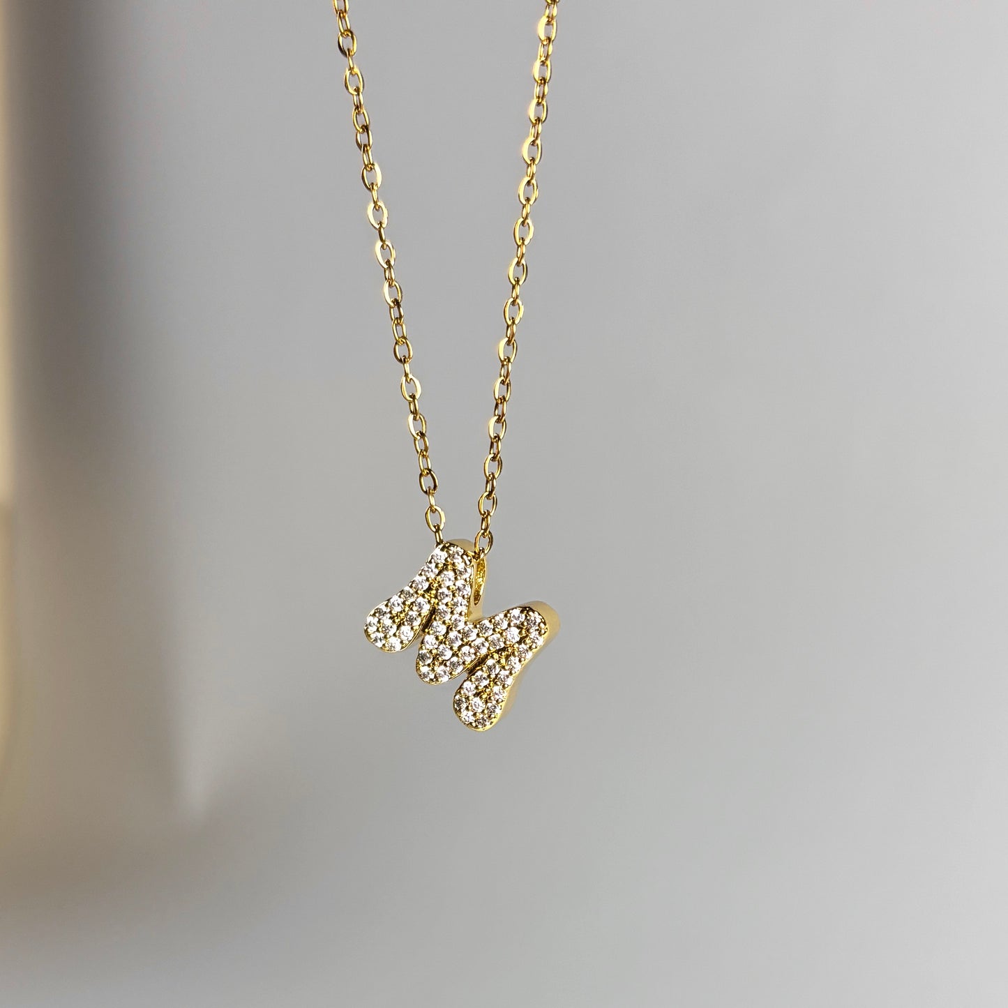 Initial Spark Necklace