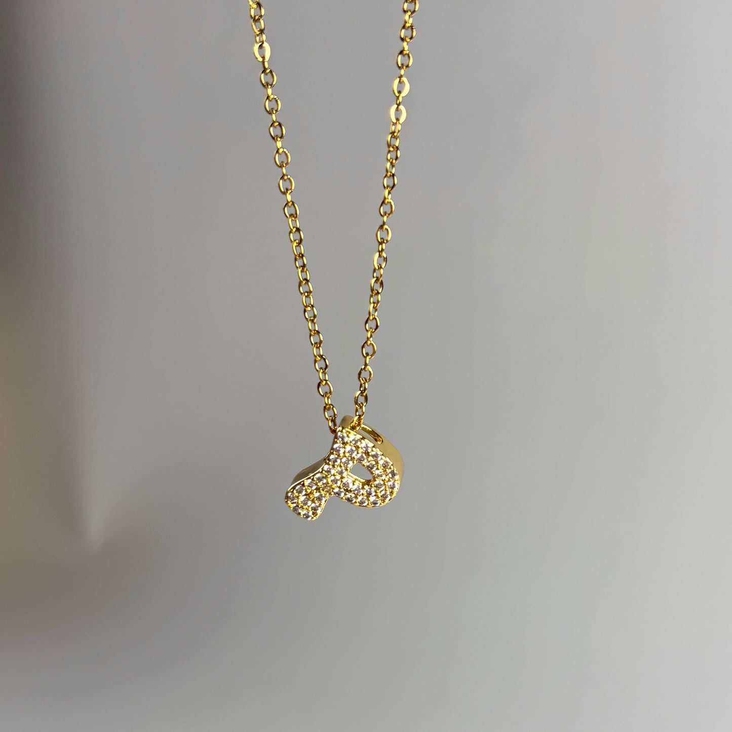 Initial Spark Necklace