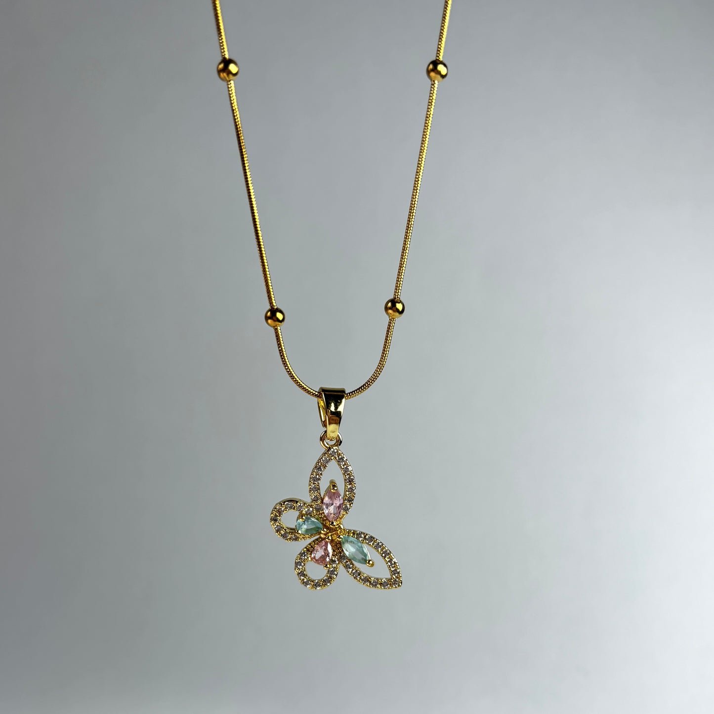 Crystal Wings Necklace