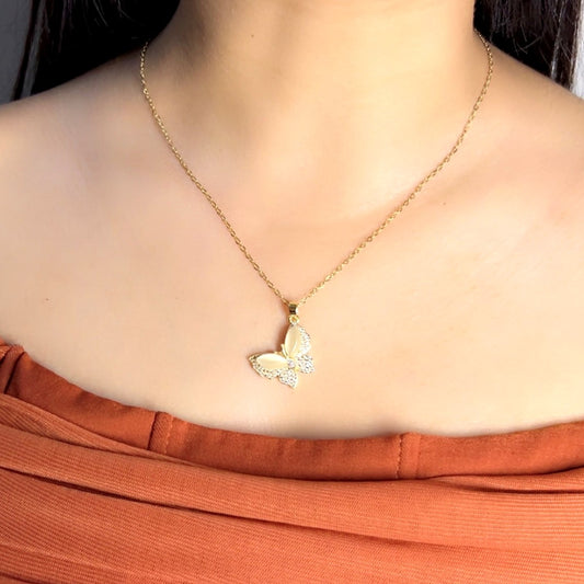 Golden Wings Necklace
