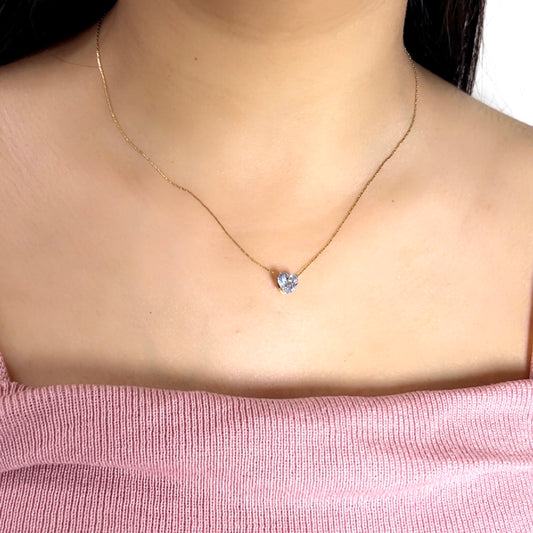 Heart Diamond Necklace