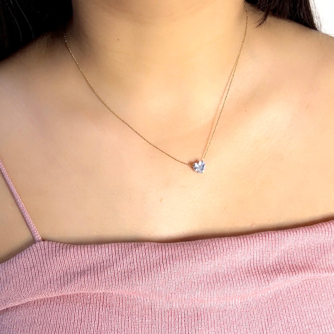 Heart Diamond Necklace