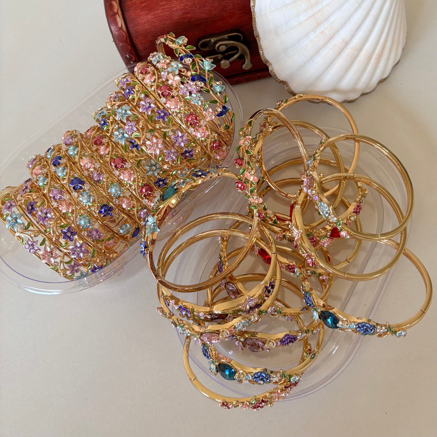Petaline Collection Botanic Bangles and Rings
