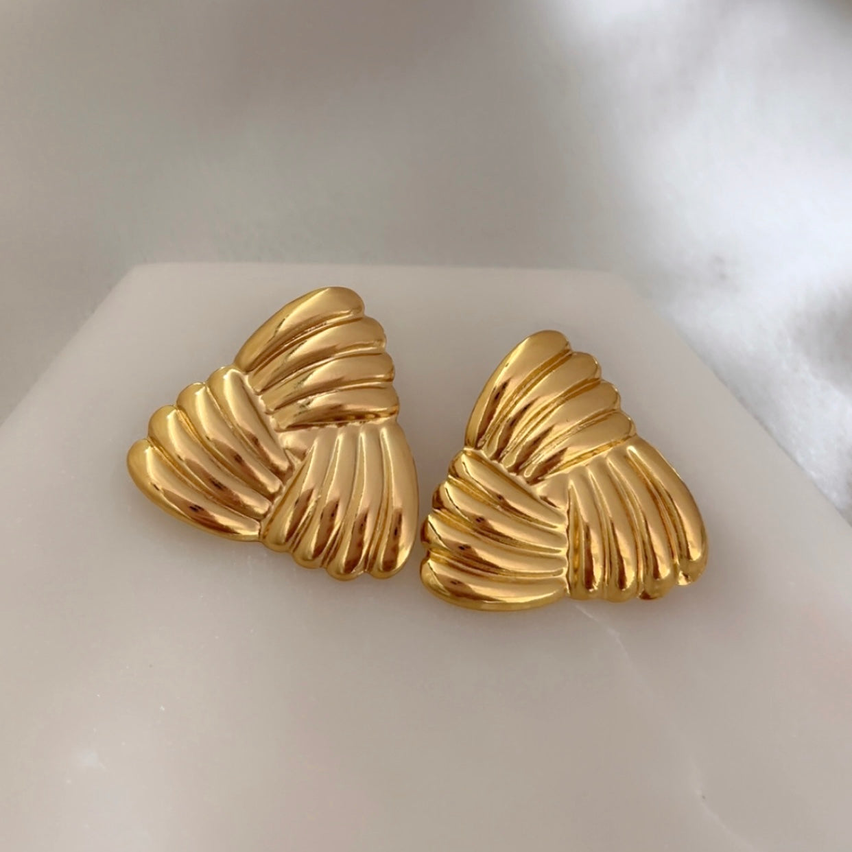 Triangle Statement Earrings