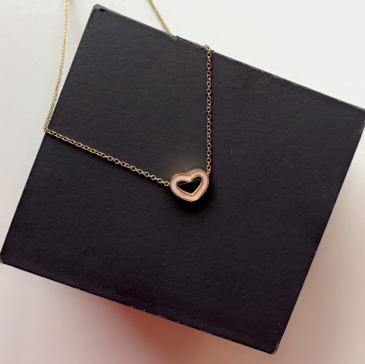 Delicate heart necklace