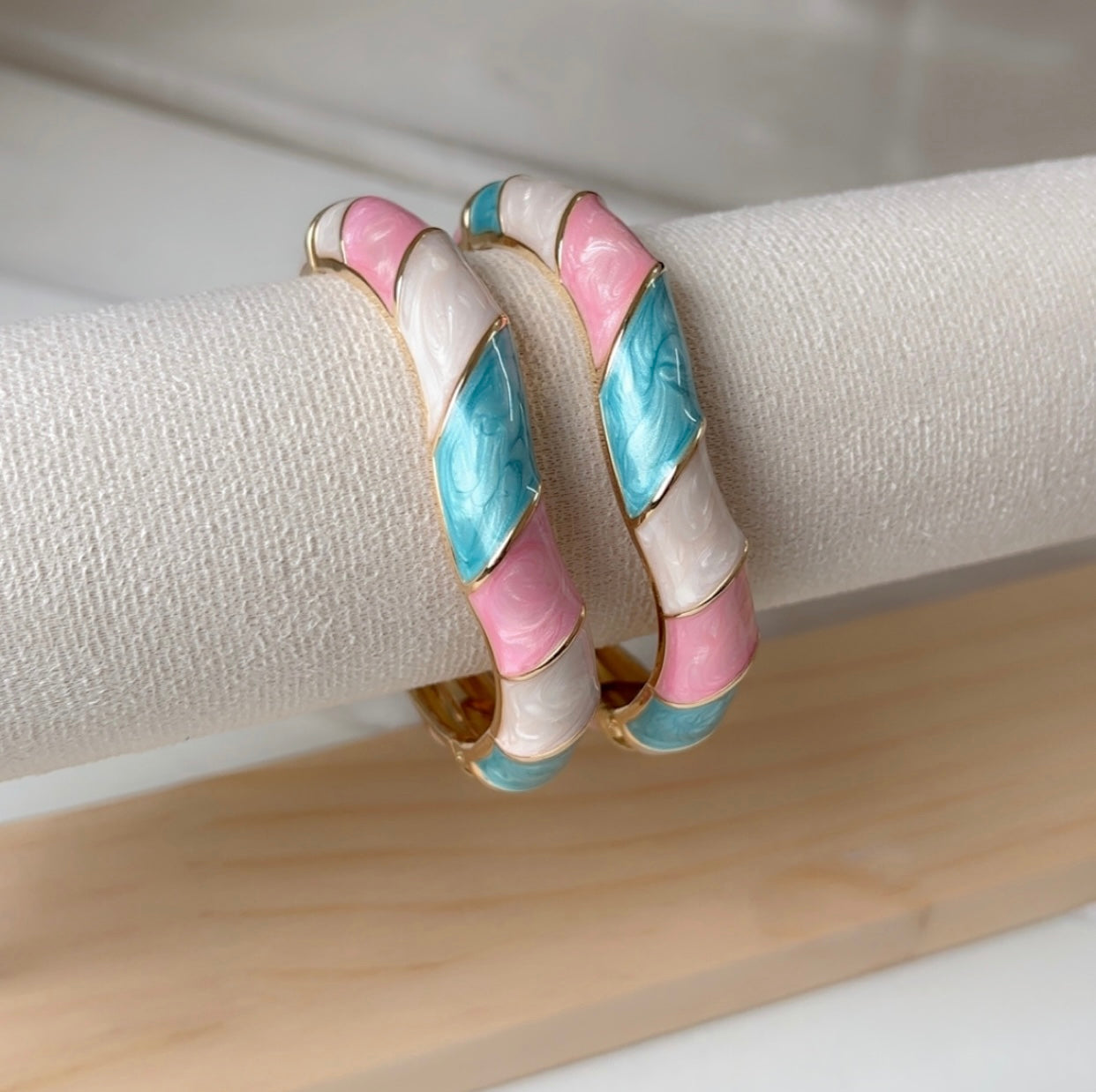 Twisted Bubblegum Stack (set of 2)