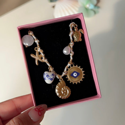 Evil Eye Bandana Necklace