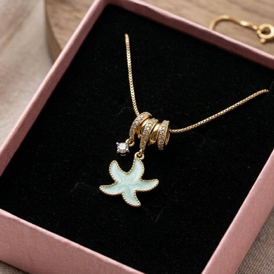 Mermaid Star Charm Pendant