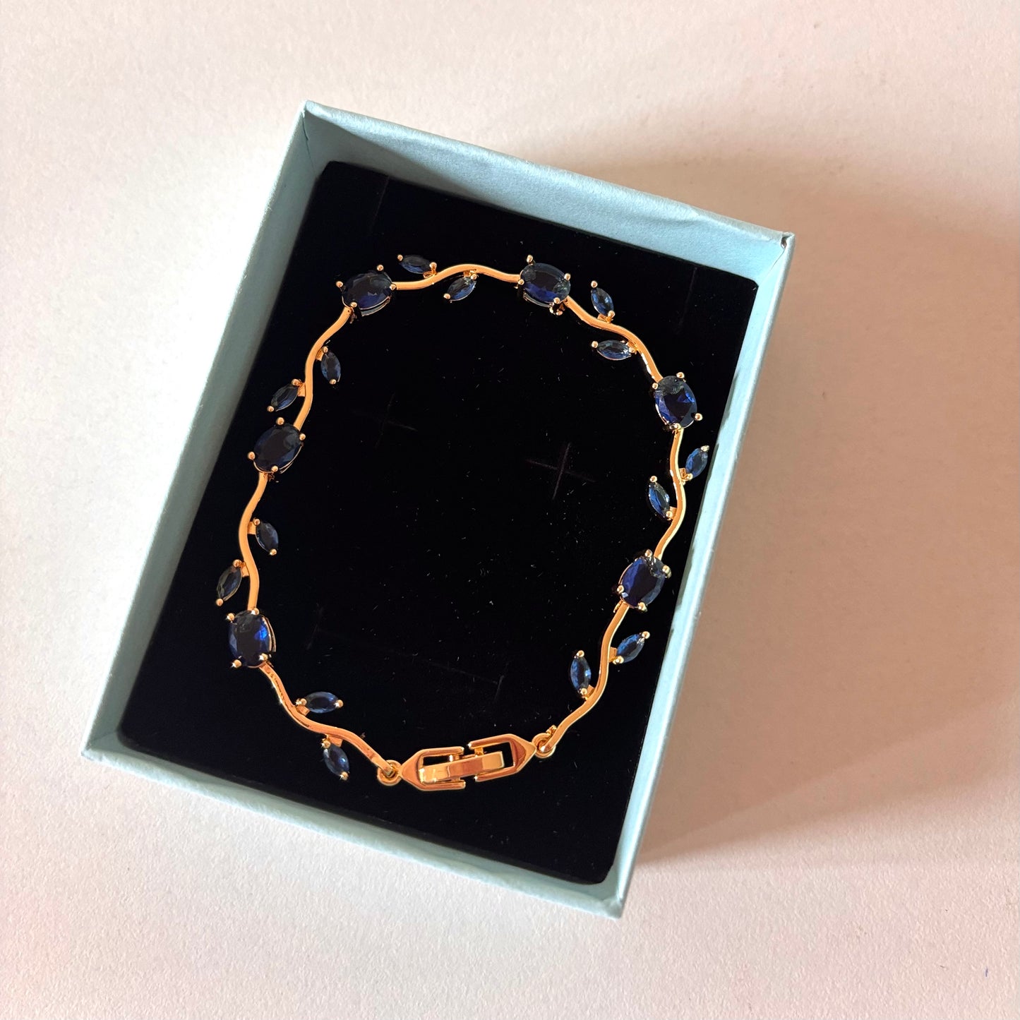 Royal Tulip Bracelet (Rapunzal Bracelet) Navy Blue Shade