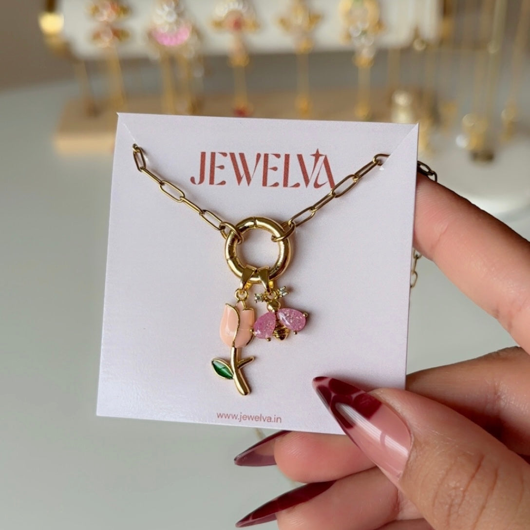 Tulip Charm Necklace