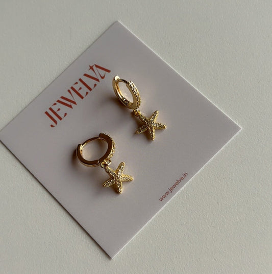 Shining Star small hoop earrings