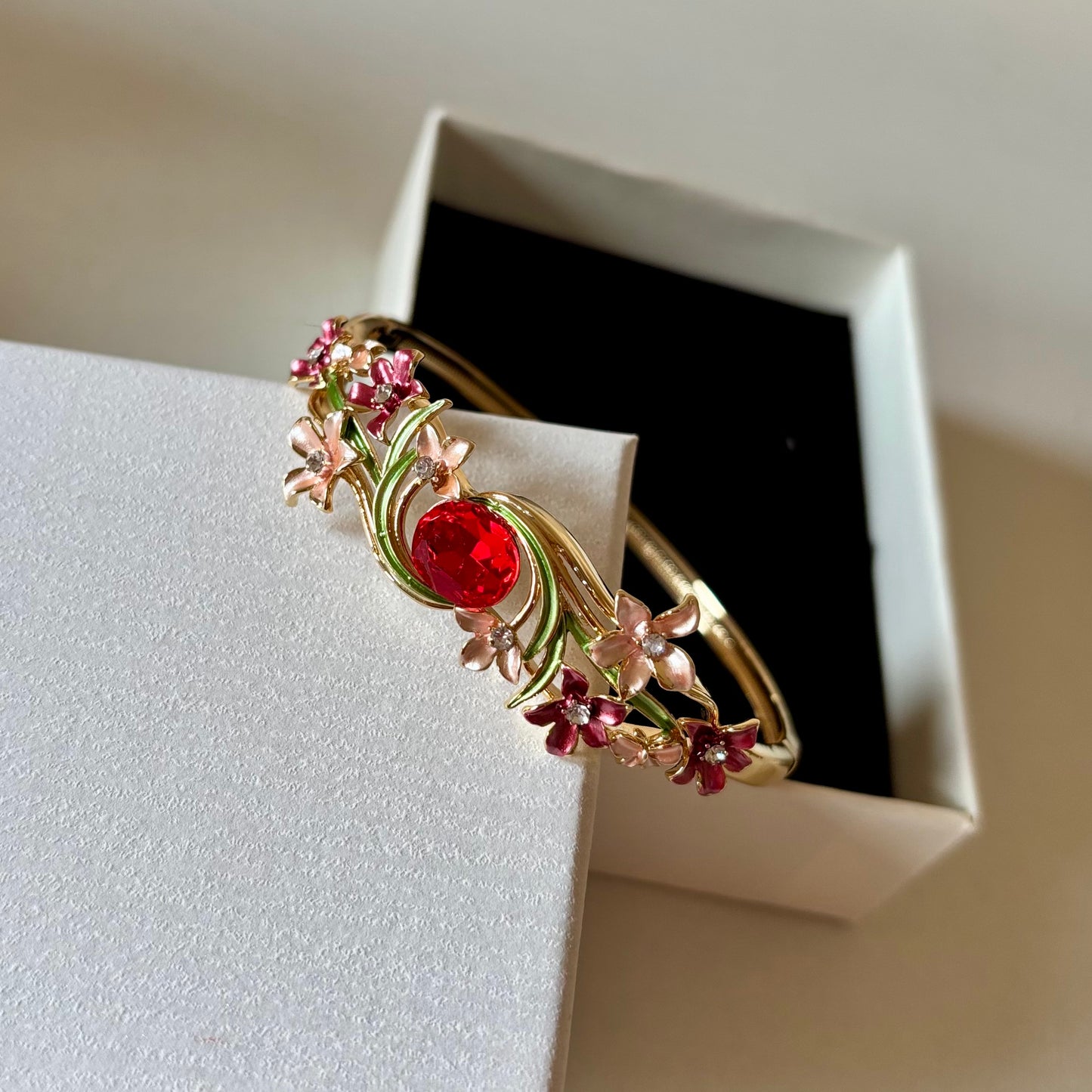 Ruby Gaze Bangle
