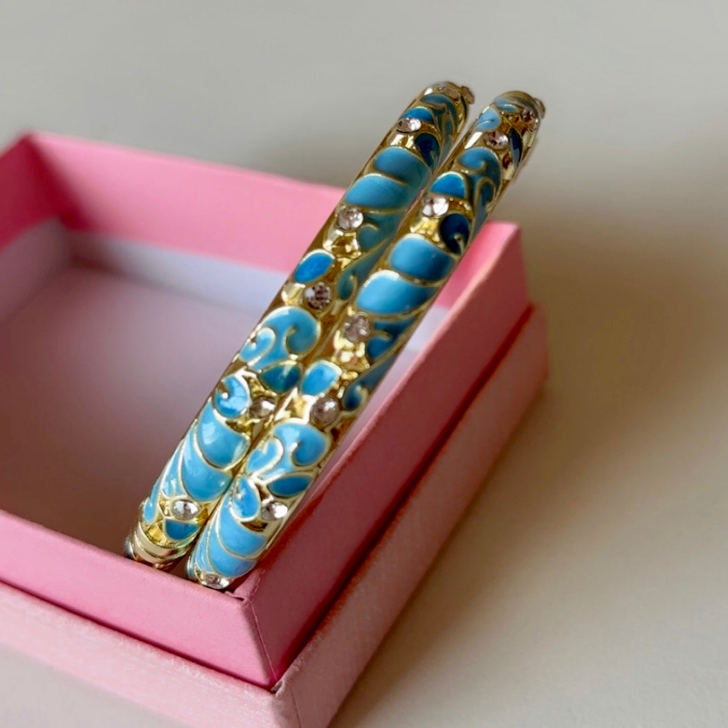 Mermaid Bangle Set (2) for Thin-Medium wrist