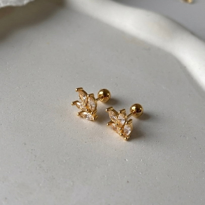 Elegant Stone Studs