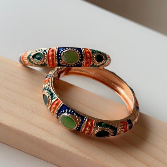 Tropical bangles (set of 2) slim-medium wrist