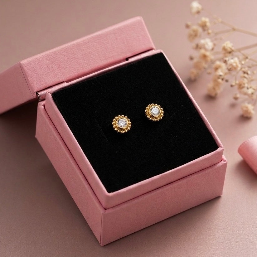 Golden Radiant Everyday Studs