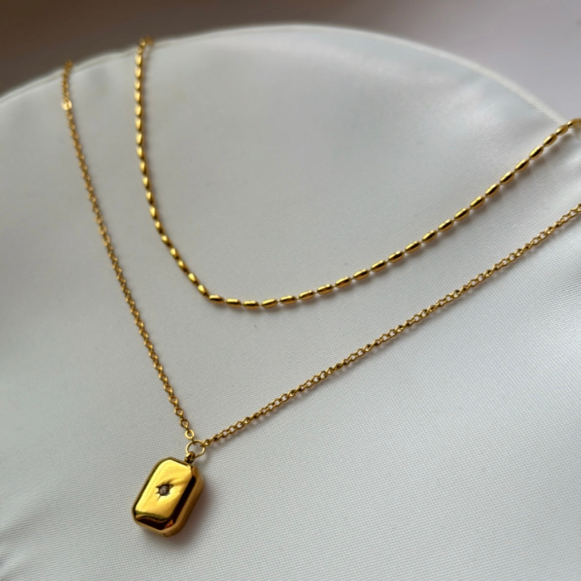 Tiny Spark (Double Layered Necklace)