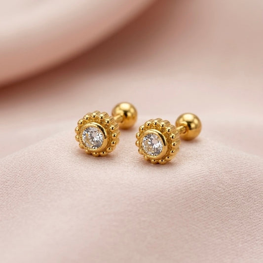 Golden Radiant Everyday Studs