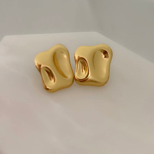Button Earrings