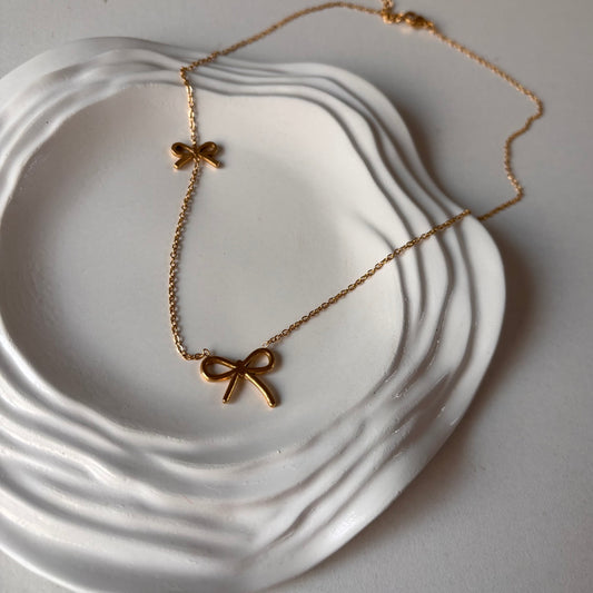 Bowy-Bow elegant chain Necklace