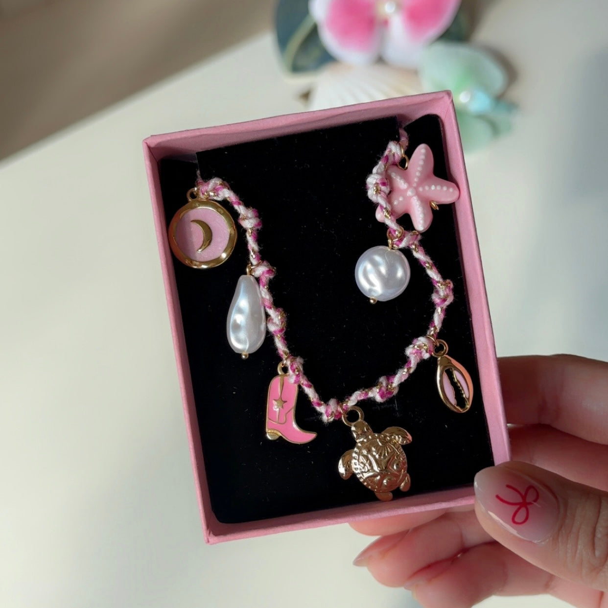 Beach Princess Charm Necklace