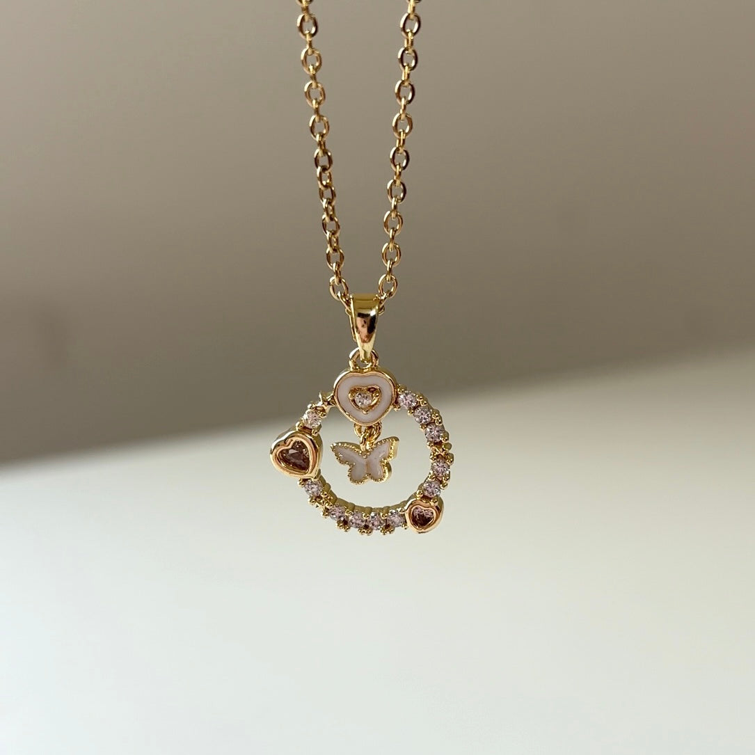 Flying Butterfly Serene Necklace