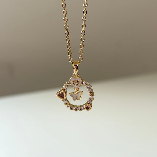 Flying Butterfly Serene Necklace