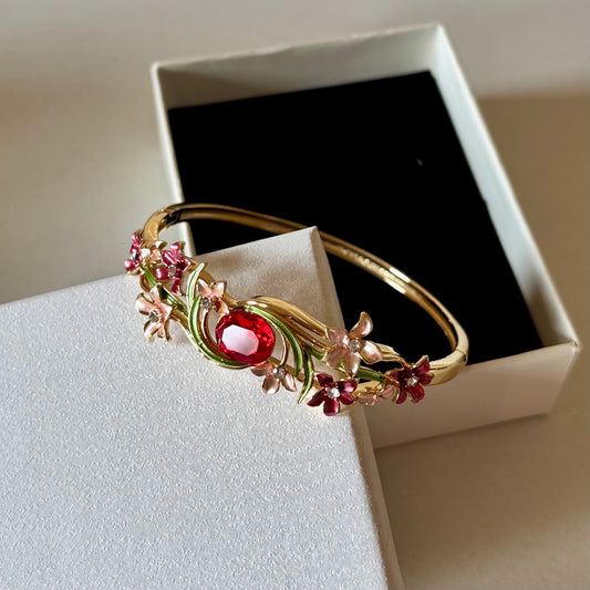Ruby Gaze Bangle
