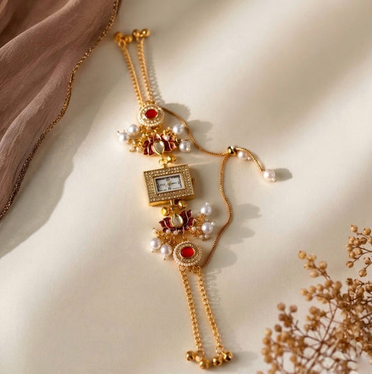 Pearl Lotus Glow Watch