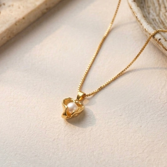 Pearl upon the Ocean Necklace